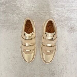 Woden Women's Gold Sneakers